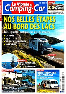 Magazine Le monde du camping car, numéro 363, du 31/05/2024
