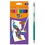Etui 12 crayons de couleur effaçables Bic Kids