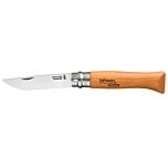 Couteau N°09 lame carbone manche hêtre Opinel