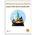 Carte SIM Orange Mobicarte Vacances Monde