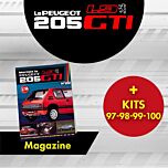 Peugeot 205 GTI à monter Magazine et Kits 97, 98, 99 et 100