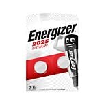 2 piles CR2025 Energizer bouton lithium 