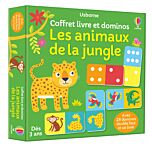 Les animaux de la jungle - Coffret livre et dominos