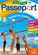 Passeport - Toutes les matières - De la 4e à la 3e - Cahier de vacances 2024