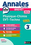 Annales Brevet Physique Chimie - SVT - Techno 2024 - Corrigé