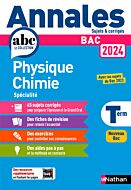 Annales Bac Physique Chimie Term. 2024 - Corrigé