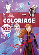 Disney La Reine des Neiges 2 - Coloriage avec plus de 100 stickers (Elsa et Anna)