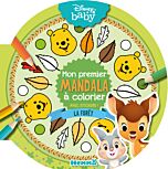 Disney Baby - Mon premier mandala à colorier - La forêt - Avec stickers !