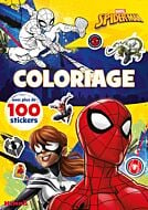 Marvel Spider-Man - Coloriage avec plus de 100 stickers (Peter Parker et Mile Morales)