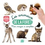 Mon bel imagier à compléter - Les animaux de la forêt - Avec de grands stickers