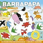 Barbapapa Pochette de stickers repositionnables Les animaux