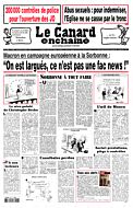 Magazine Le canard enchaine, numéro 5398, du 24/04/2024