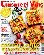 Magazine Cuisine et vins de france, numéro 218, du 03/05/2024
