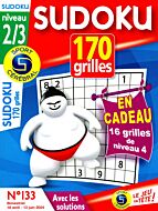 Magazine Sudoku 170 gr 2/3, numéro 133, du 18/04/2024