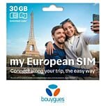 Bouygues Carte SIM Touriste 20 Go 4G