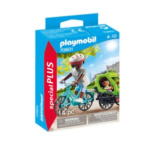 Cyclistes maman et enfant Playmobil Spécial Plus - Jeux de l'été