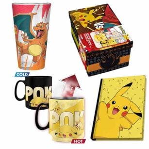 Pack Premium Verre XXl + Mug + Carnet Pikachu Pokémon - Objets à  collectionner Pokémon Abystyle