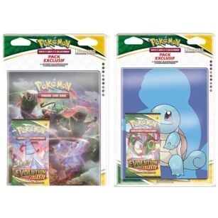 Pack Booster Evolution céleste + Cahier range-cartes A5 Pokémon Modèle  aléatoire - Range-cartes Pokémon The Pokémon Company