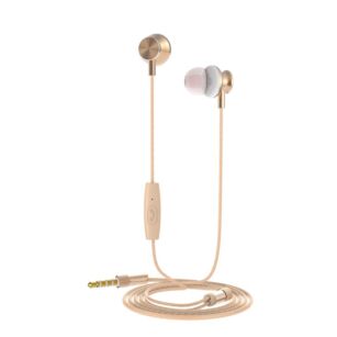 Écouteurs stéréo Jack 3.5mm or intra-auriculaire Muvit - Ecouteurs et  casques