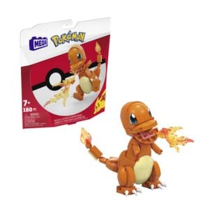 Figurine Articulée Salamèche Mega Construx Pokémon - Figurines Pokémon  Mattel