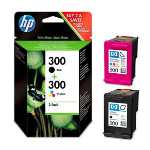 Cartouche HP 300 multipack 4 couleurs jet d'encre - Cartouches d