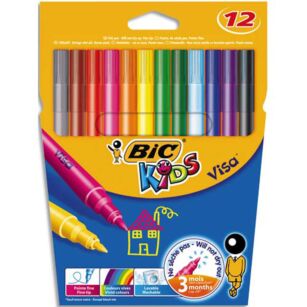 BIC Kids Couleur Feutres de Coloriage Lavables à…