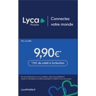 Carte SIM prépayée Lyca - Cartes SIM Lyca Mobile