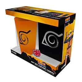 Pack Verre XXL + Pin's + Carnet Konoha Naruto