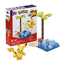 Pikachu aventure à la plage Pokémon Mega