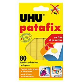 Patafix 80 pastilles jaunes UHU