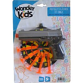 Pistolet flèches et cible Wonderkids - Jouets à partir de 3 ans Wonderkids