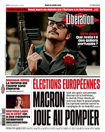 Magazine Liberation, numéro 425, du 25/04/2024