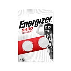2 piles CR2430 Energizer bouton lithium