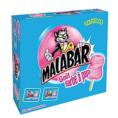 Malabar barbe à papa boîte 200 chewing-gums