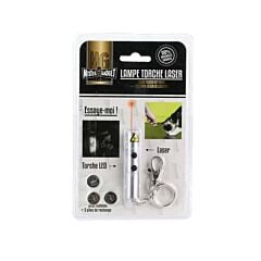 Porte-clés lampe torche laser Mister Gad