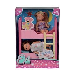 2 mini poupées Evi Love et chambre