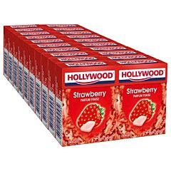 Hollywood Fraise sans sucres - 10 dragées