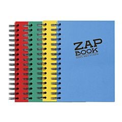 Carnet spirale ZAP Book 15 x 21 cm 320 pages uni Claire