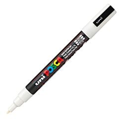 Marqueur peinture blanc pointe fine Posca