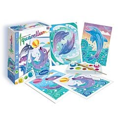 Aquarellum mini Dauphins Sentosphèr