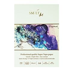 Carnet aquarelle blanc 12 feuilles 280 g