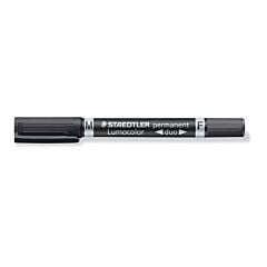 Marqueur Permanent Lumocolor Double Pointe Noir Staedtler