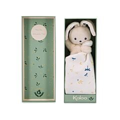 Carré douceur Doudou lapin blanc 17 cm Kaloo