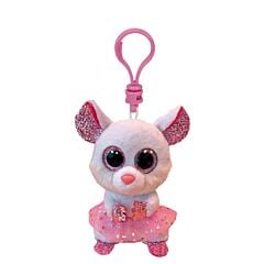 Peluche porte-clés Nina la Souris 8,5 cm Beanie Boo's