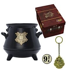 Pack Mug 3D + Porte clés 3D + Pin's Valise Harry Potter