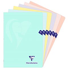 Cahier Mimesys Pastel 21 x 29,7 cm 96 pages ligné Clairefontaine