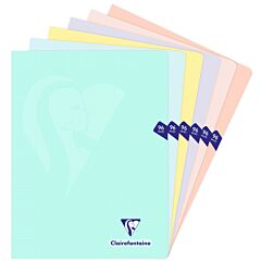 Cahier Mimesys Pastel 24 x 32 cm 96 pages Q.5x5 + marge Clairefontaine