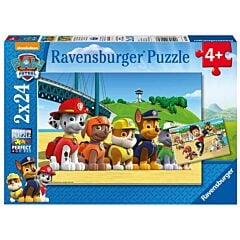 2 Puzzles 24 pièces Pat'Patrouille Chiens héroïques - Ravensburger