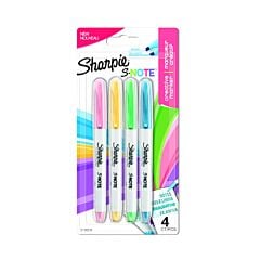 Lot de 4 marqueurs créatifs couleur Sharpie S-Note