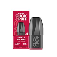 puff sans nicotine fruit rouge Puff Rechargeable Blueberry Raspberry Cherry AeroX JNR - Sels de nicotine main image 1